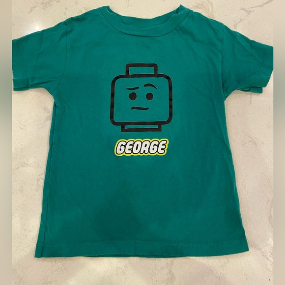 Other - 2T green Lego T-Shirt with name ‘George’